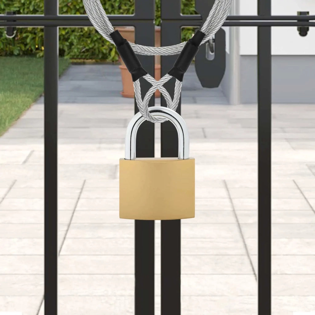 U Lock con Chiavi 100 pcs Ottone Ferro 3417318