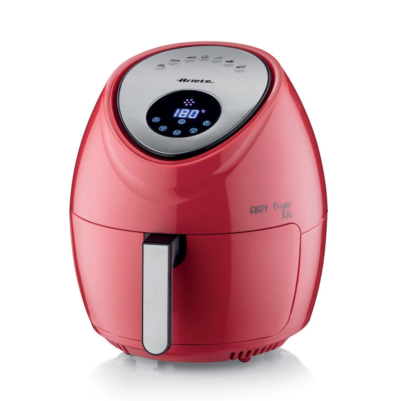 Friggitrice ad Aria XXL - 7 Litri - Cottura Senza Olio - 1800 Watt - Rosso