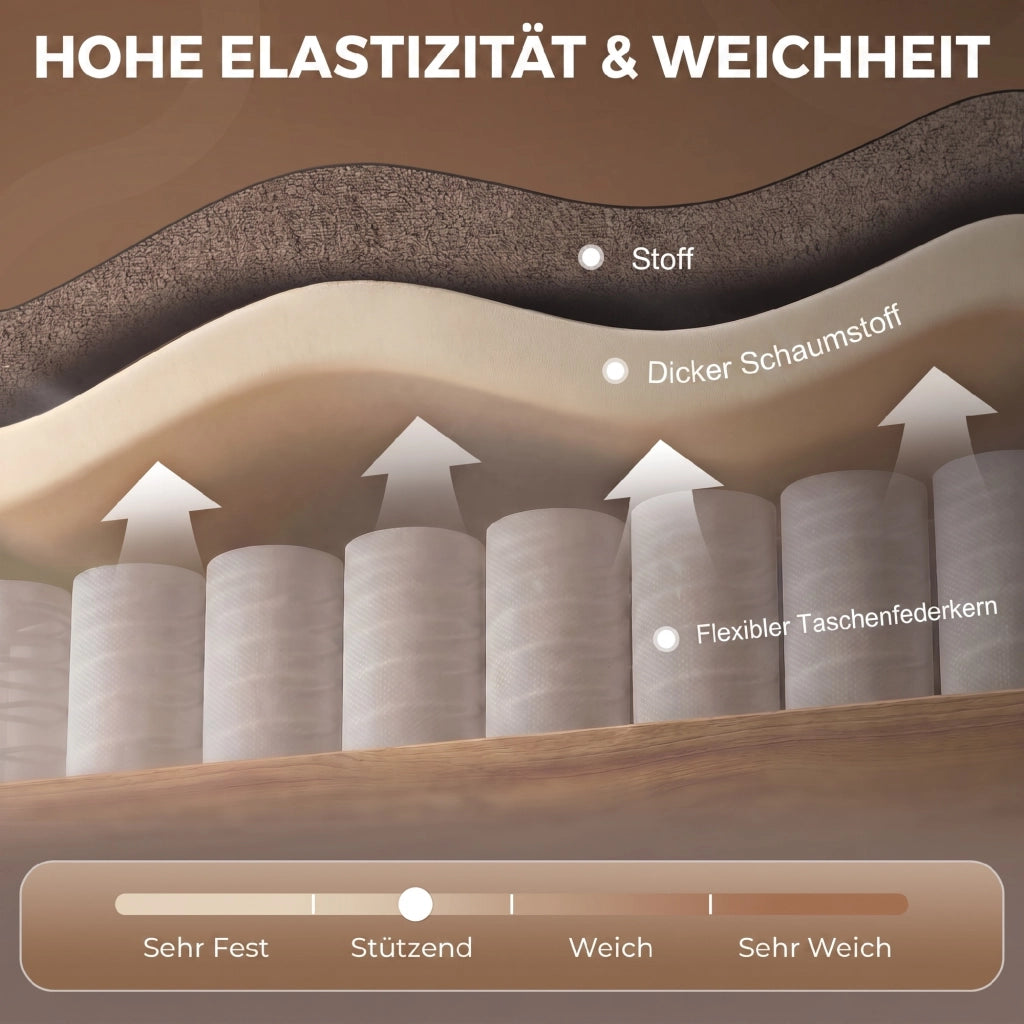 Poltrona Relax Massaggiante Girevole ¨C Zephmum ¨C Tessuto Velluto Grigio Khaki