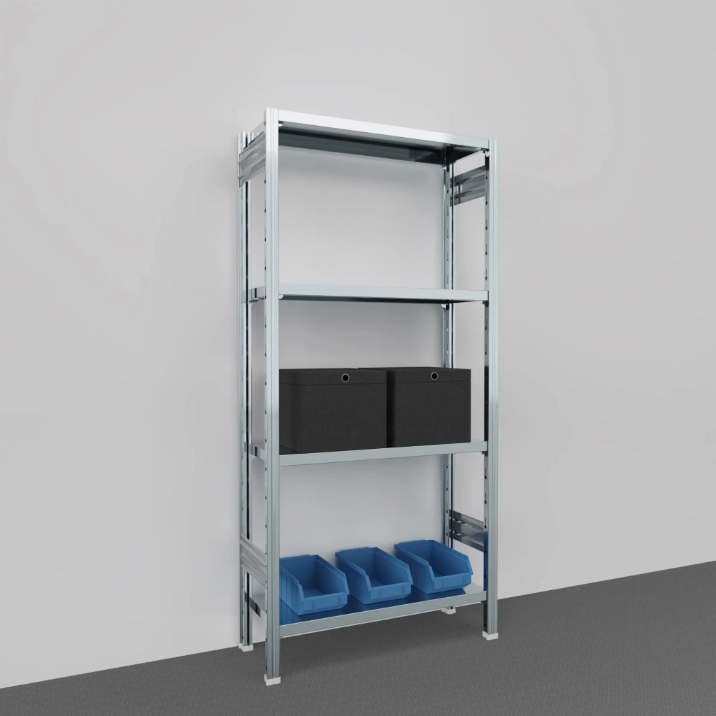 SCAFFALATURA in metallo da magazzino Zincata cm. 91x30x180h