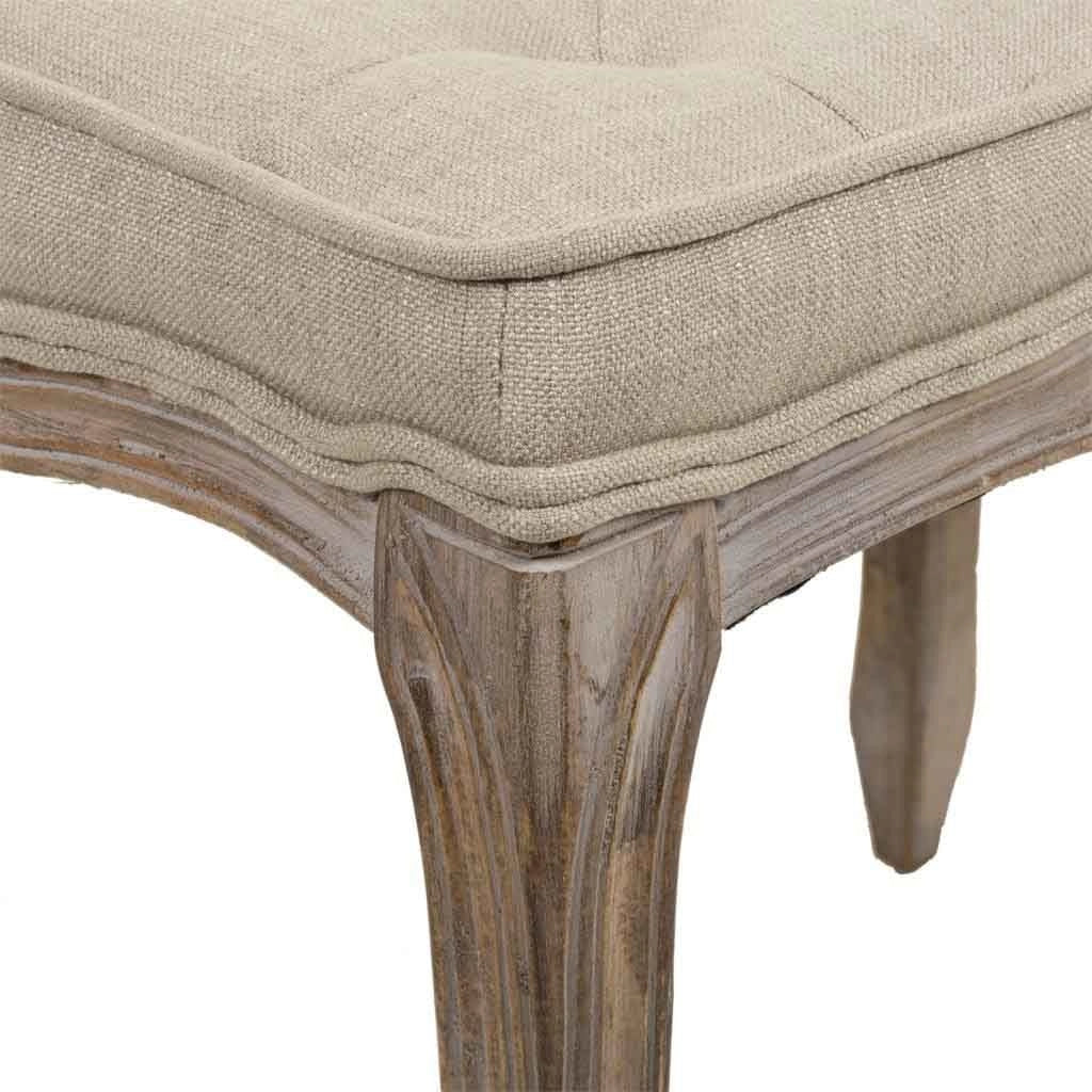 Panchina in legno imbottita 50x36x47h cm