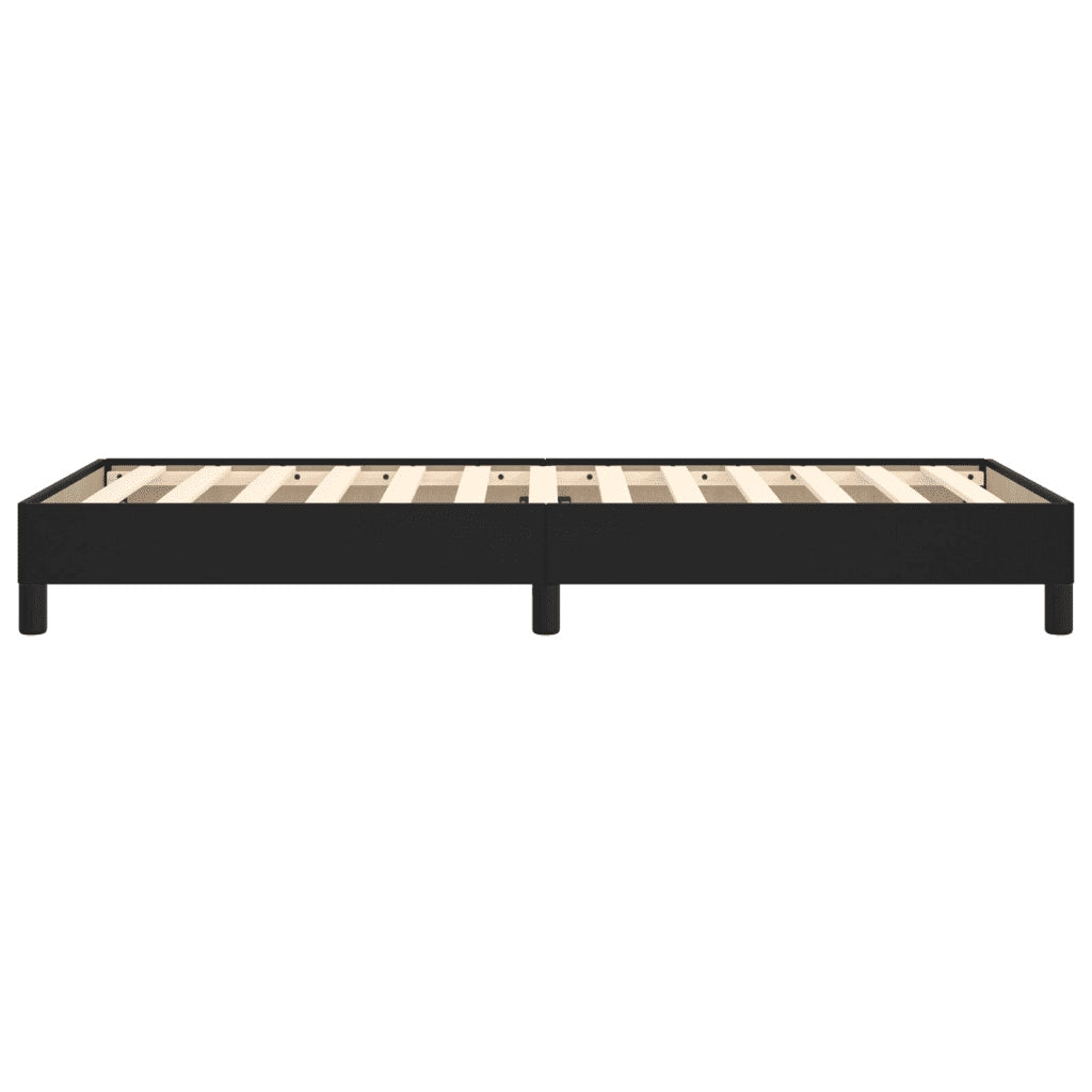 Giroletto-Struttura Letto Nero 90x190 cm in Similpelle 920418