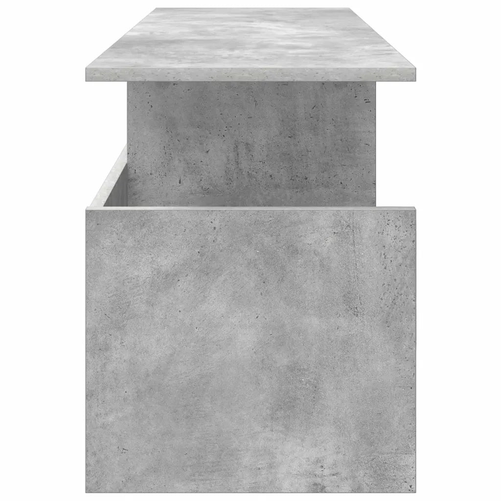 Supporto TV-Credenza per TV-Mobile TV Grigio cemento 102 x 35 x 45 cm Legno multistrato