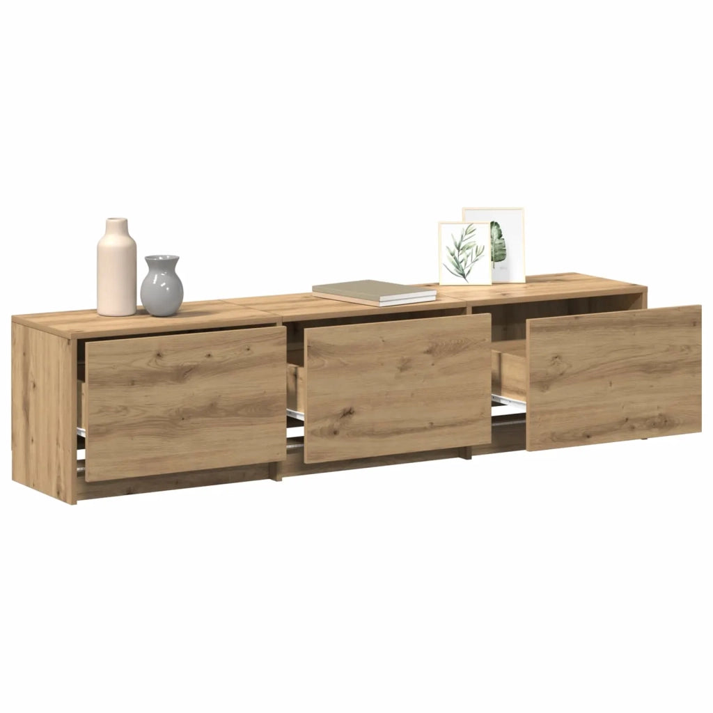 Mobile TV Rovere artigianale 165 x 34 x 40 cm Legno multistrato 8006551