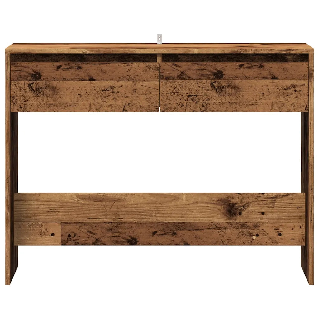 Tavolino Consolle Legno Vecchio 100x35x76,5 cm in Truciolato 856784
