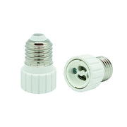 Adattatore Lampada E27 GU10 Electarline Termoplastico Bianco 4 Pezzi