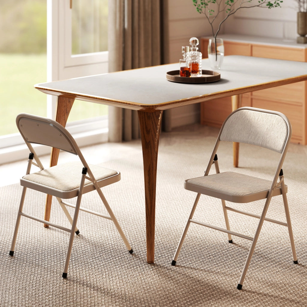 Sedia pieghevole da pranzo ¨C Minimal ¨C 45x46x78 cm beige