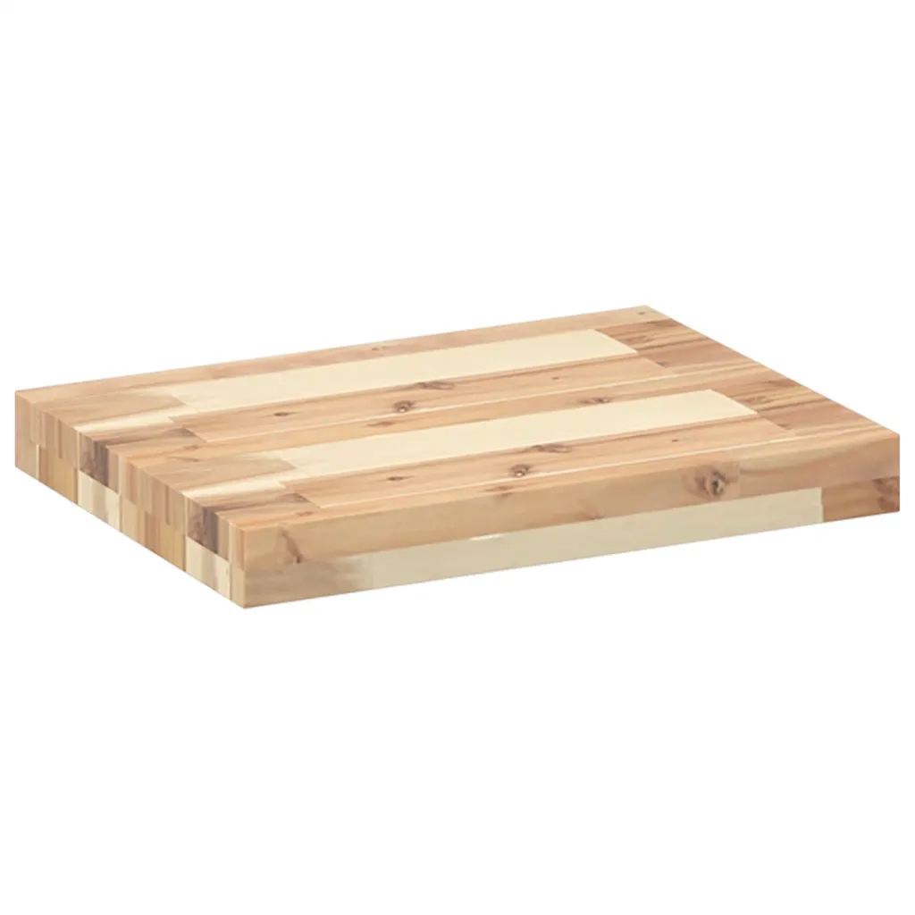 Ripiano a Parete 40x30x4 cm Legno Massello Acacia Non Trattato 3279443