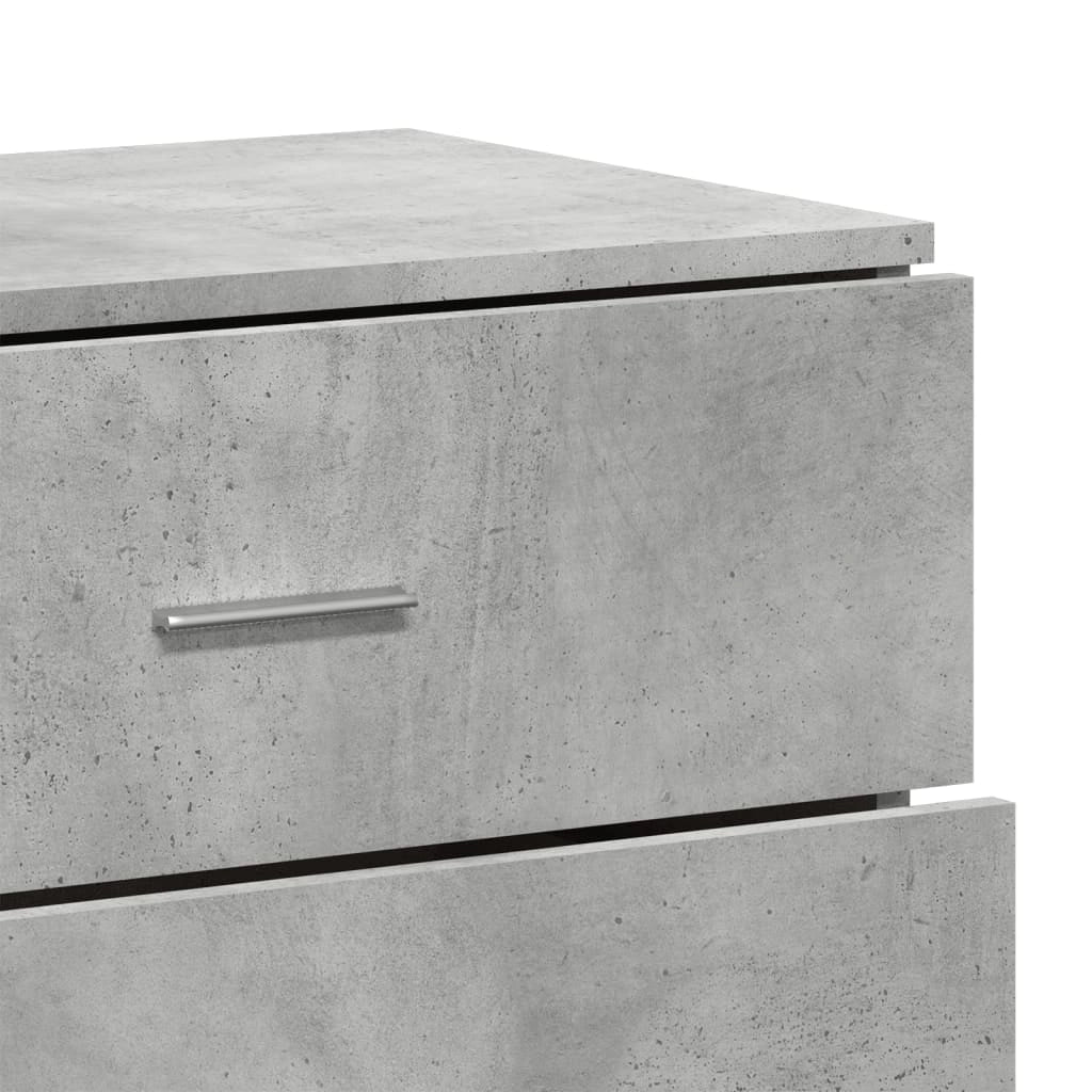 Buffet credenza cassettiera armadio mobile contenitore organizer per cucina soggiorno salotti set da 2 60 x 39 x 80 cm legno ingegnerizzato grigio 02_0036867