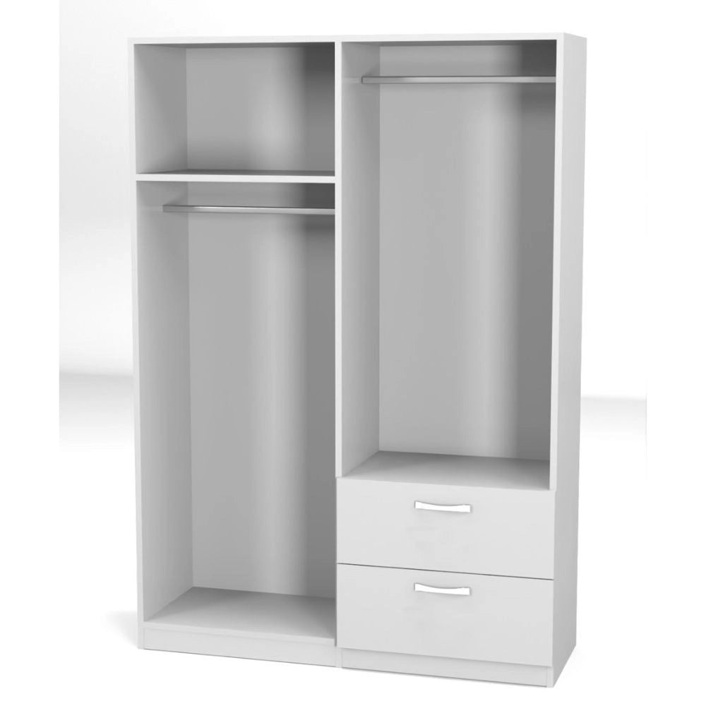 Armadio 4 ante e 2 cassetti GRD4422023 colore rovere rustico