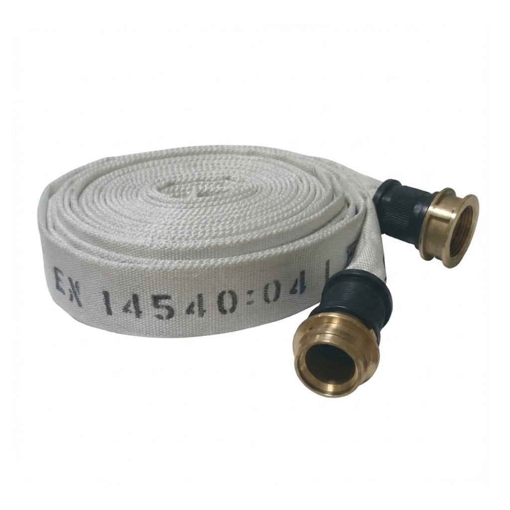 MANICHETTA RACCORDATA ANTICENDIO DN45 RACCORDI UNI804 FORMA C - 25 METRI  - BOC