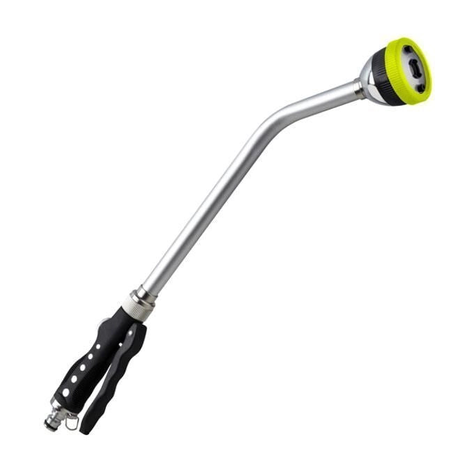 Aquatech 850B Lancia Lunga Doccia 4 Funzioni Getto Regolabile Innesto Rapido in Ottone Struttura in Lega Lunghezza 58 cm colore Nero