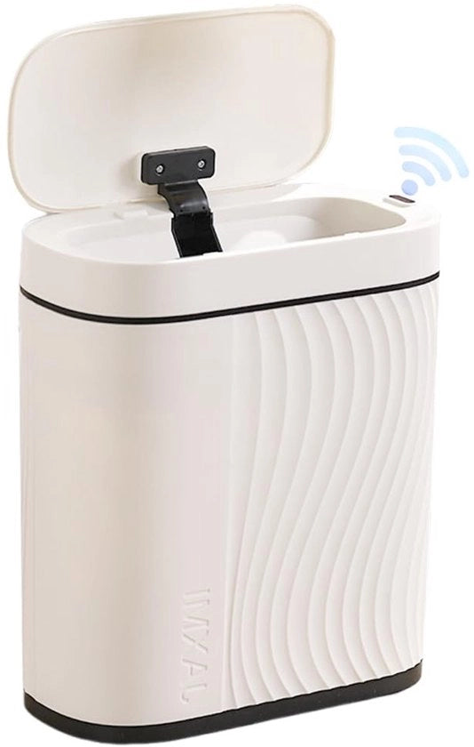 Cestino bagno automatico 8L con sensore e coperchio - Elettrico e automatico.