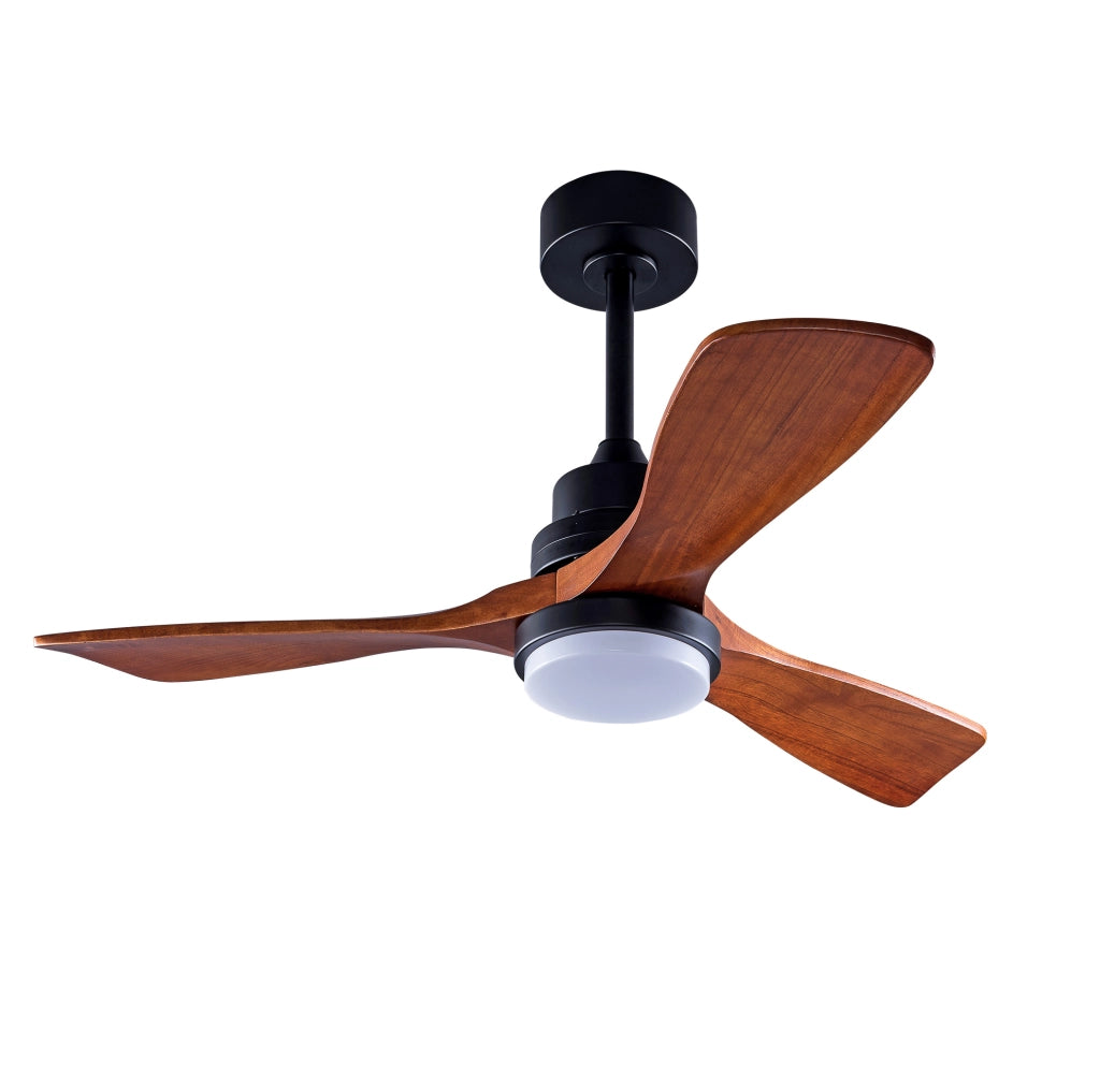 Ventilatore a soffitto da 42 pollici con luce, motore DC reversibile ed energia efficiente, telecomando 6 velocità