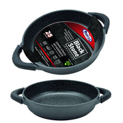 MAURY'S BLACK STONE TEGAME CON MANICI CON DOPPIO STRATO ANTIADERENTE 28 CM