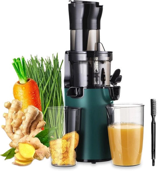 Estrattore di Succo con Alta Produzione di Succo - Estrattore Compatto a Freddo per Frutta e Verdura