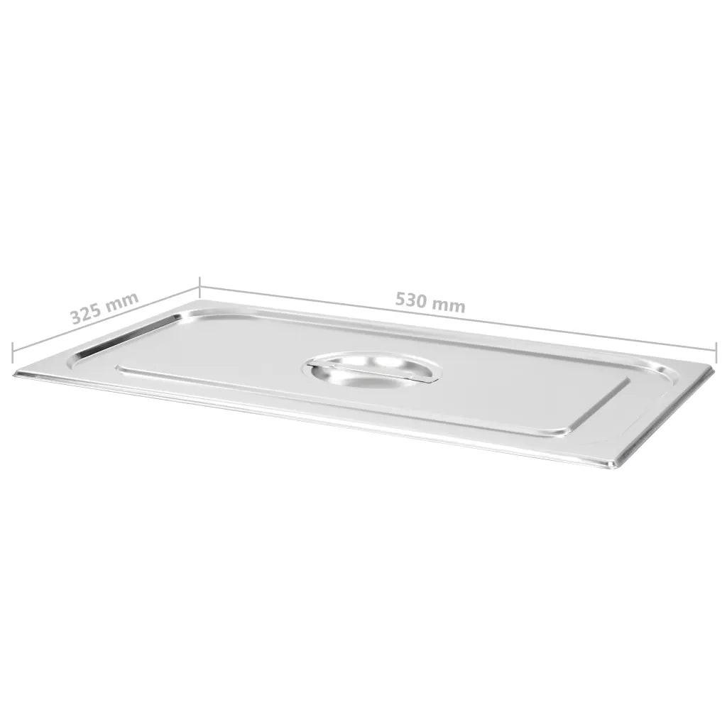 Coperchi per Contenitori Alimentari GN 1/1 2 pz in Acciaio Inox CFW4672065