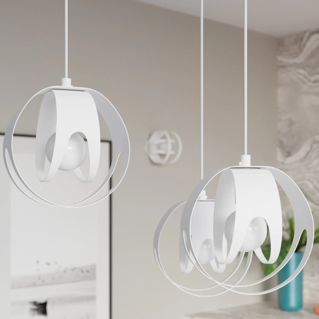 Lampada a sospensione TULOS 1 bianco