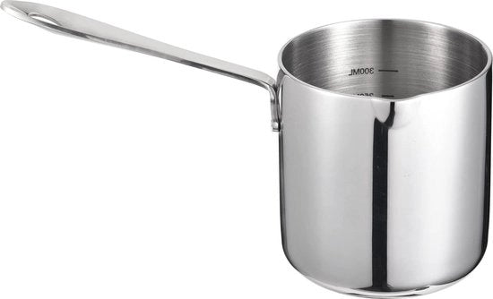 Caffettiera turca - 370 ml carico pesante - 18/10 acciaio inossidabile - scaldino mini-pot con becco Caffettiera