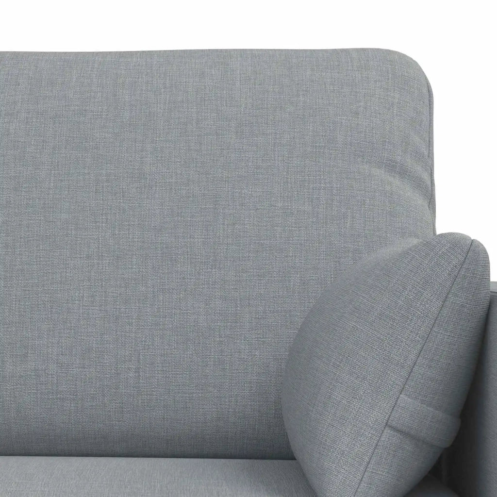 Set di divani 2 pcs Grigio chiaro 158 x 78 x 80 cm Tessuto 3407537