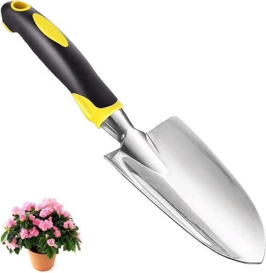 Scopa per giardino in acciaio inox per trasplantare, potare e aerare