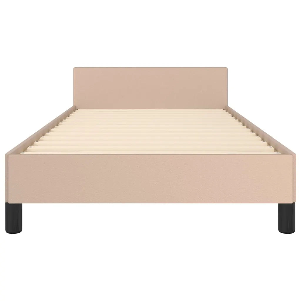 Giroletto con Testiera Cappuccino 80x200 cm in Similpelle 3125542