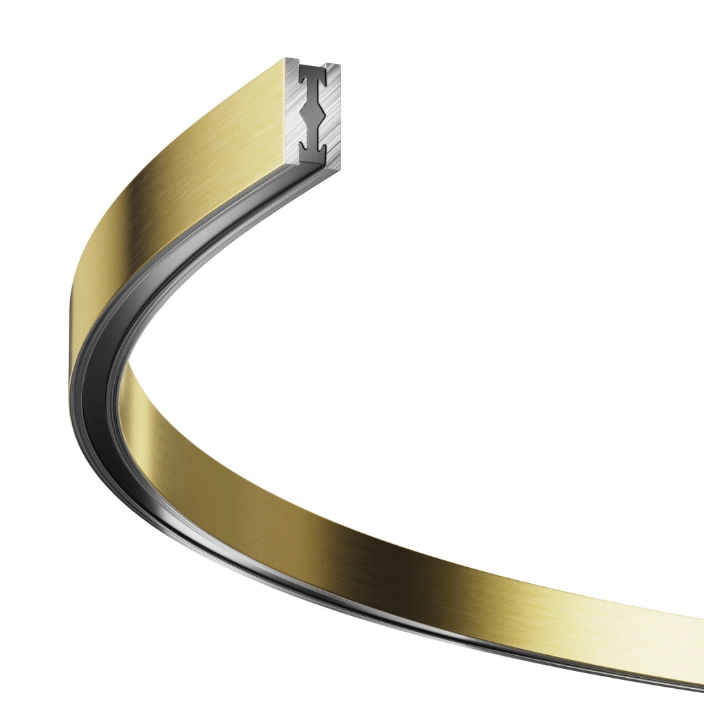 Maytoni binario Flarity 1 luce LED integrato ottone alluminio