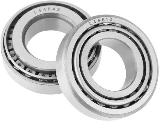 Rulli a cono - Materiale di alta qualità - Rulli a cono - Unico asse - Diametro interno 25,4mm - Diametro esterno 50,292mm - Spessore 14,22mm - 2 pezzi