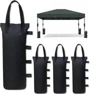 Sacchi di sabbia contro il vento - 4 pezzi - sacchi di sabbia pesi - pesi per tenda / partytent / gazebo - sacchi di contenimento - sacchi di carico - Peso di carico 10 kg - Per tenda / partytent / arredamento esterno - Vuoti