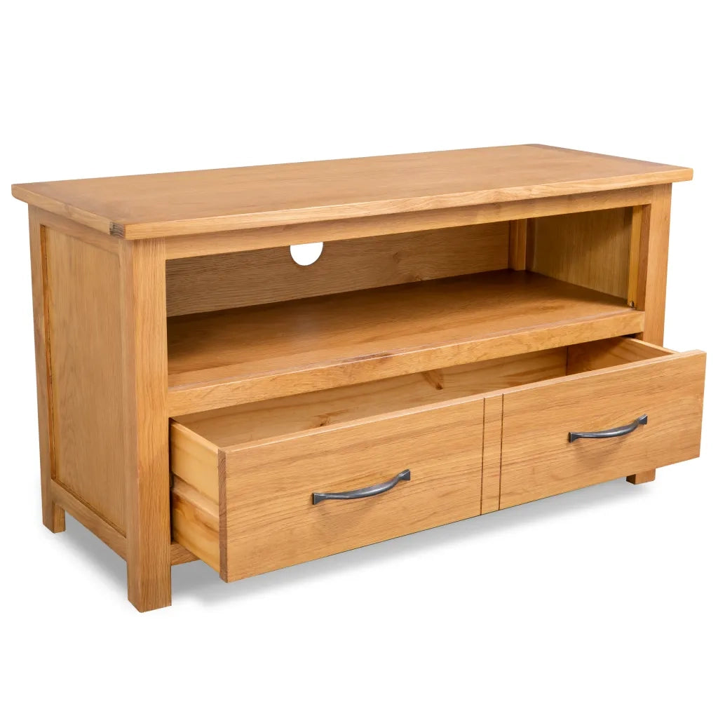 Mobile TV 90x35x48 cm in Legno Massello di Rovere 244466