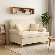 Poltrona con cuscini Crema Tessuto 42043511