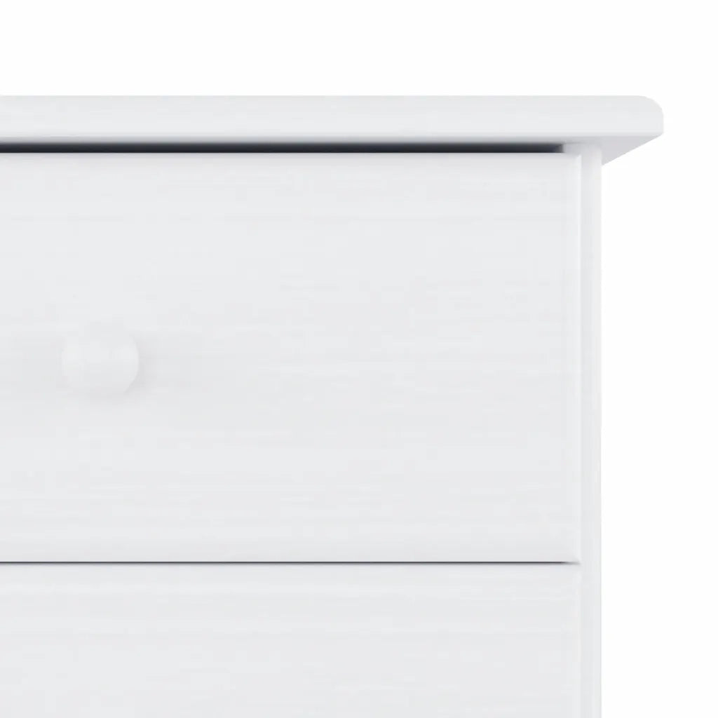 Credenza ALTA Bianca 77x35x165 cm in Legno Massello di Pino 3187774