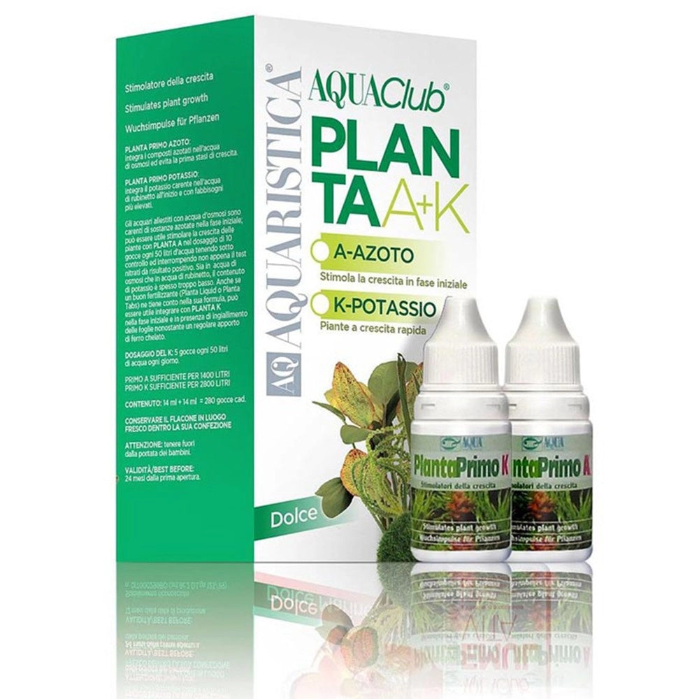 Aquaristica Planta Primo - Stimolatore della Crescita per Piante d' Acquario Formato: 2x14 ml, Modello: A+K