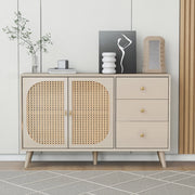 Credenza Porta TV con Ante e Cassetti ¨C Xylo ¨C Bianco Offwhite, 120 cm