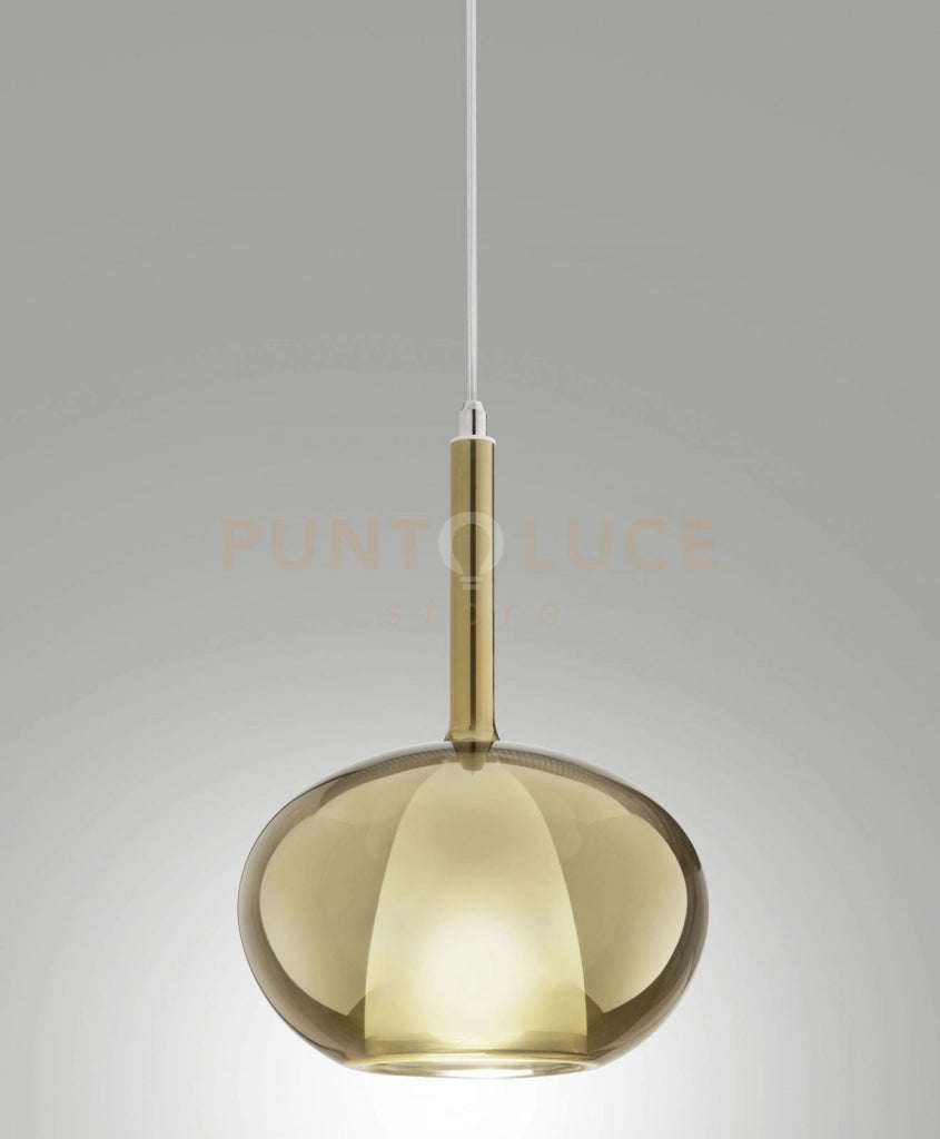 3787-50-189 EDISON VETRO ORO D.22CM COMPLETO CAVO X KIT LUCI