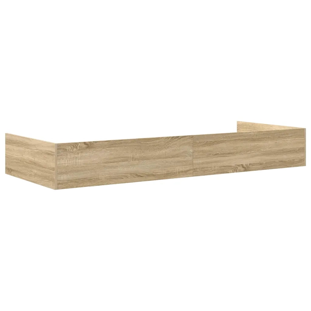 Letto singolo | Letto per adulti | Struttura del letto Rovere Sonoma 90 x 200 cm Legno multistrato