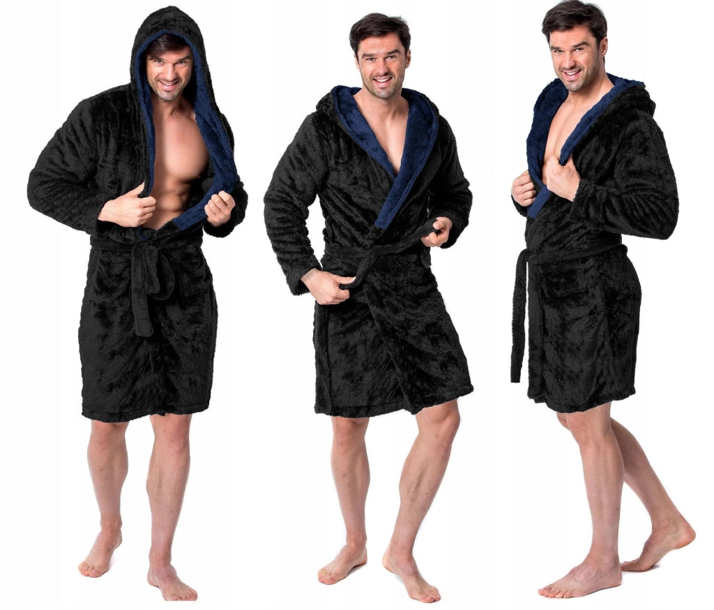 Accappatoio Jordan Navy Grey L