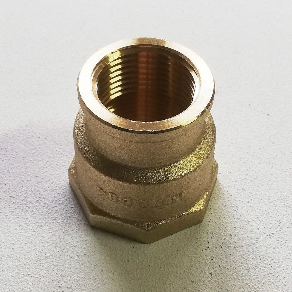 Manicotto ridotto da 1/2x3/8 ff in ottone