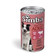 BOCCONI PER CANI 'SIMBA' manzo - gr 1230- 12 pezzi  - MONGE