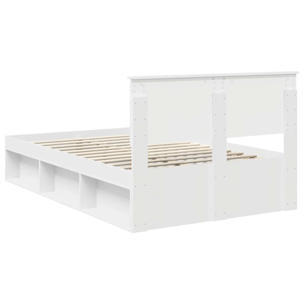 Struttura del letto-Giroletto-Rete del Letto Bianco 120 x 190 cm Pino massello 642877