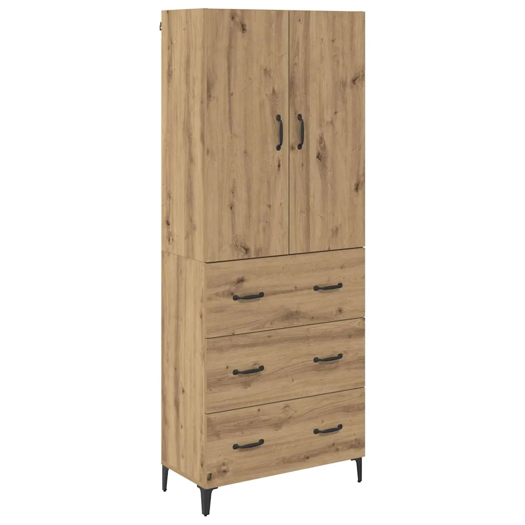 Credenza con cassetto Rovere artigianale 69,5 x 34 x 180 cm 3416018