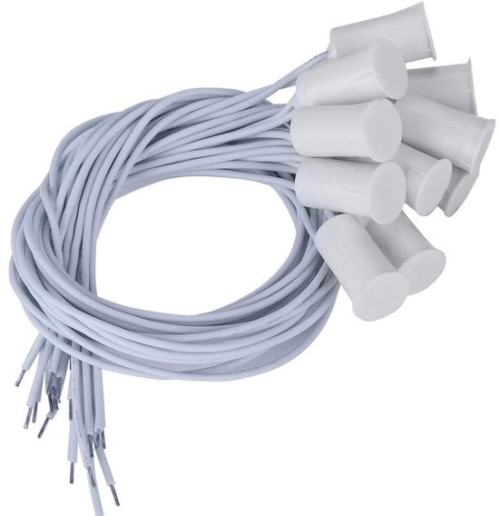Magnetica Reed Schakelaar Ingresso - Sensore di Inserimento per Porta e Finestra - Per Sicurezza Domestica - 10 Stck - Sicura e affidabile - Adatta per tutti i tipi di...