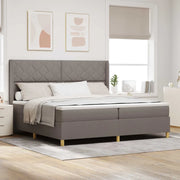 Letto a molle con materasso con led Talpa 200 x 200 cm Tessuto