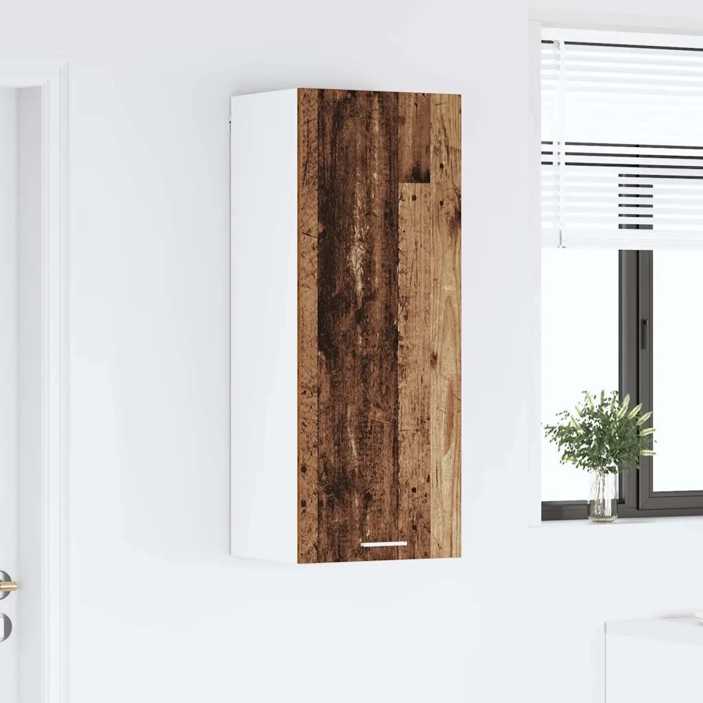 Armadio pensile con porta Legno vecchio 40 x 31 x 100 cm 884344