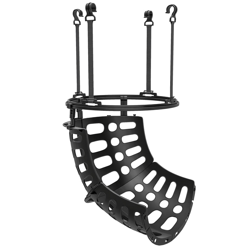 Rimbalzatore da Basket Regolabile ¨C Xylo ¨C 360¡ã Girevole, Plastica, 35,6x35,6x75,5 cm, Nero