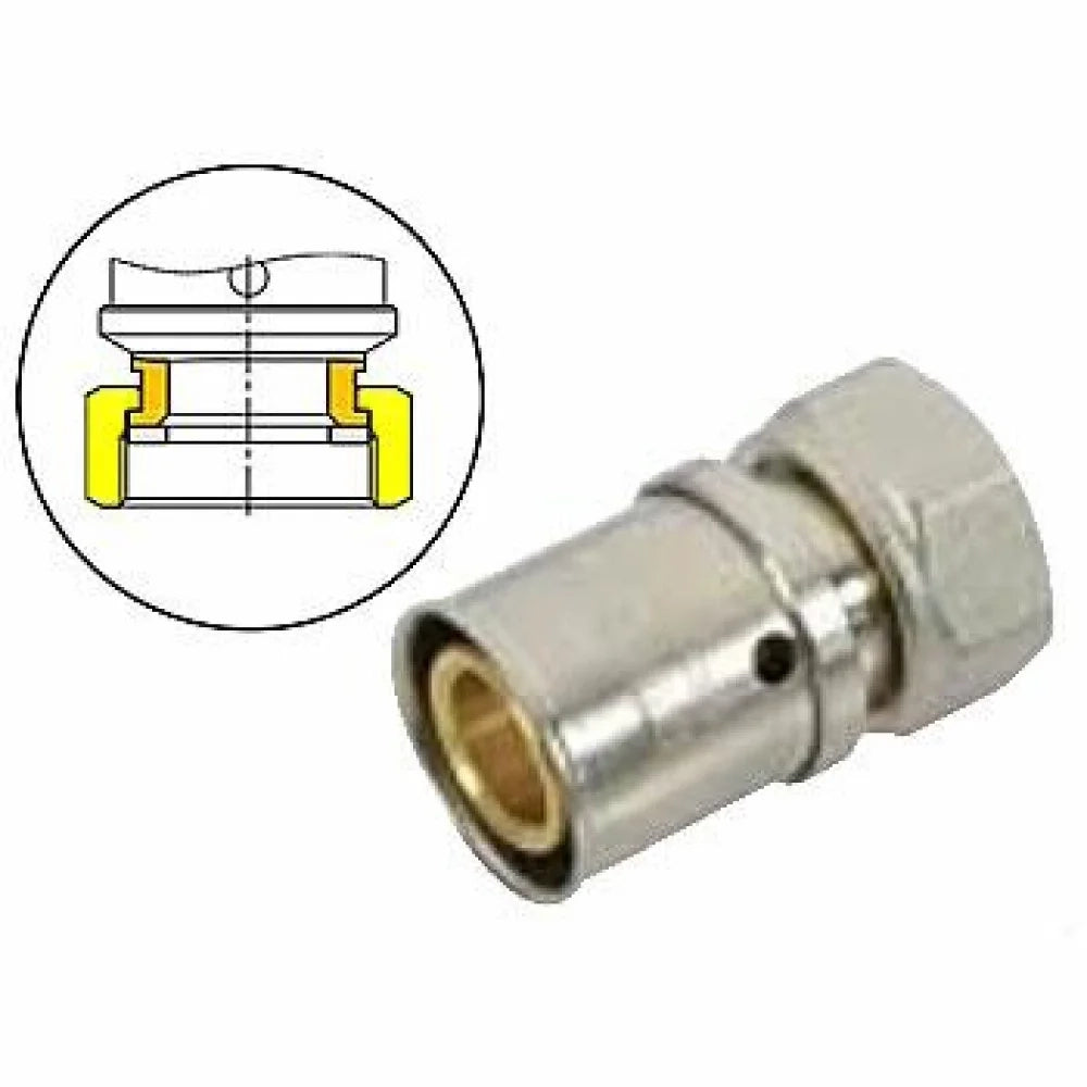 Adattatore collettore multistrat o a pressare d.16x1/2  b08d3ll3