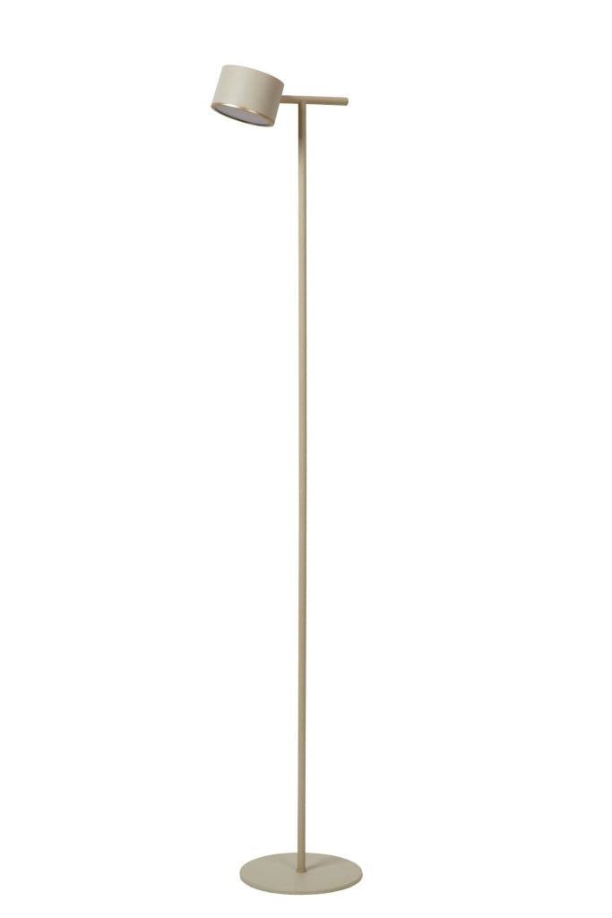 Lucide GIAN lampada da terra grigia LED 8W dimmer touch
