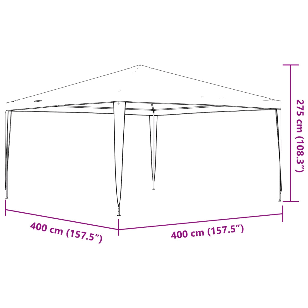 Tenda per Feste 4x4 m Blu 48503