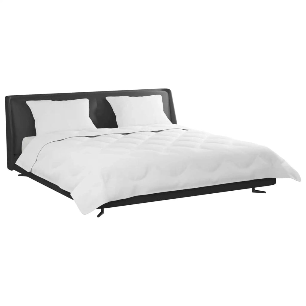 Duvet Estivo con cuscino 3 pcs Bianco Microfibra 3377269