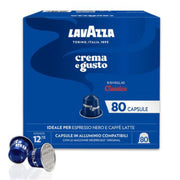 Lavazza Caffe Capsule Nespresso Crema e Gusto Classico 80pz